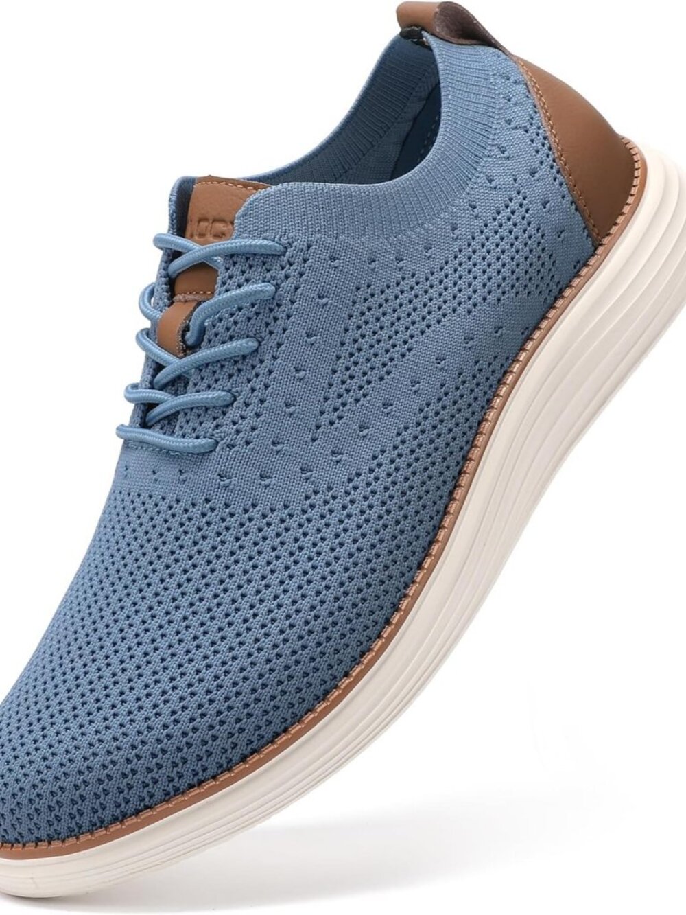 Men's Casual Lace Up Oxfords Breathable Mesh Comfortable Business Walking Shoes